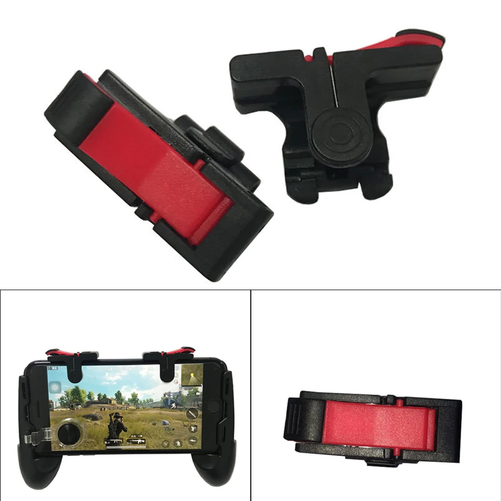 Мобильный игровой контроллер PUBG 2 шт. джойстик Free Fire L1 R1 триггер мобильный геймпад