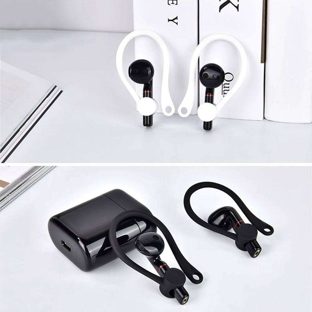 Спортивные Bluetooth наушники защитные крючки для Apple AirPods анти-потеря силиконовый