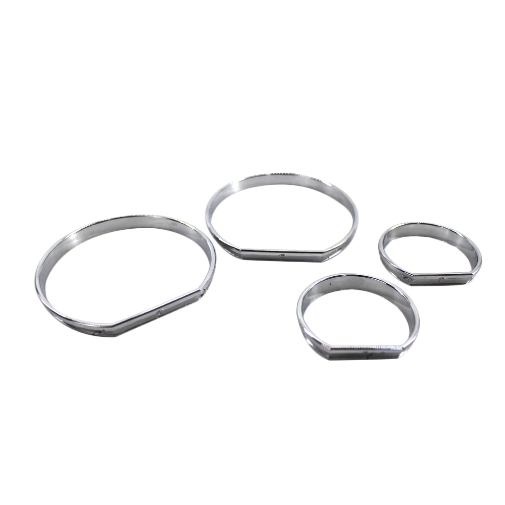 Chrome Gauge Cluster Dashboard Bezel Rings Trim Dial Speedometer Frame for BMW E46 1999-2006 | Автомобили и мотоциклы