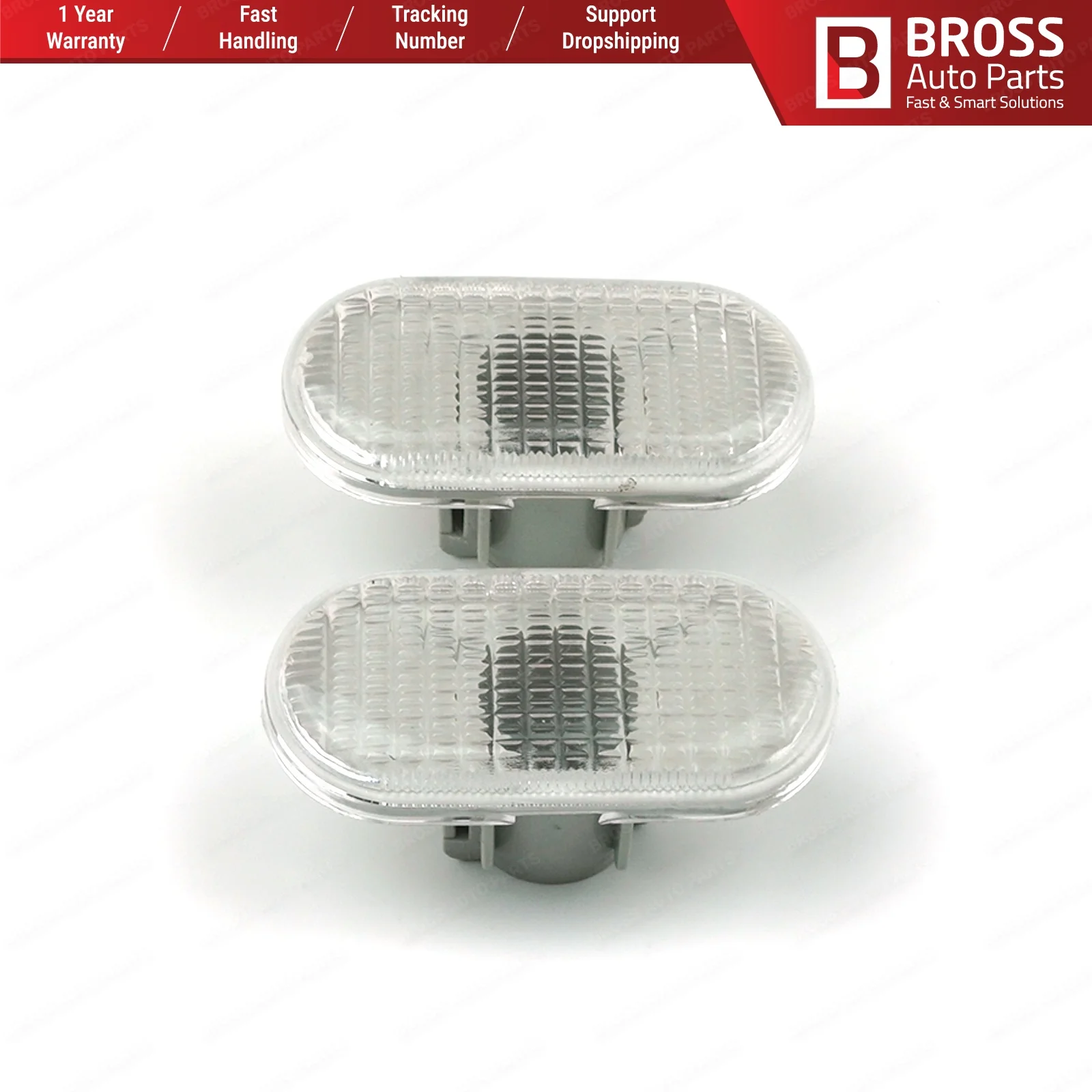 Автозапчасти Bross BSP748 2 шт. боковой индикатор левая и правая лампа 8200257884 8200257884C2RC