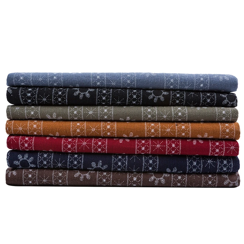 

Cotton Linen Bohemia Sun Print Upholstery Fabric For Sewing Clothes DIY Handmade
