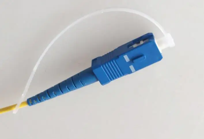 Fiber Optical Pigtail Dust caps Chain dust plug with 1.25mm LC  long tails for connector 2.5mm  FC ST SC dust cover 100/1000pcs