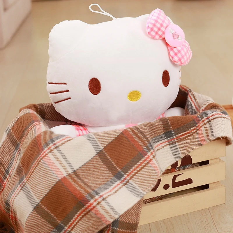 Оригинальные куклы Hellokitty плюшевые игрушки, очаровательные Куклы hello kitty, подарок на день девочек, Рождественский подарок/40 см