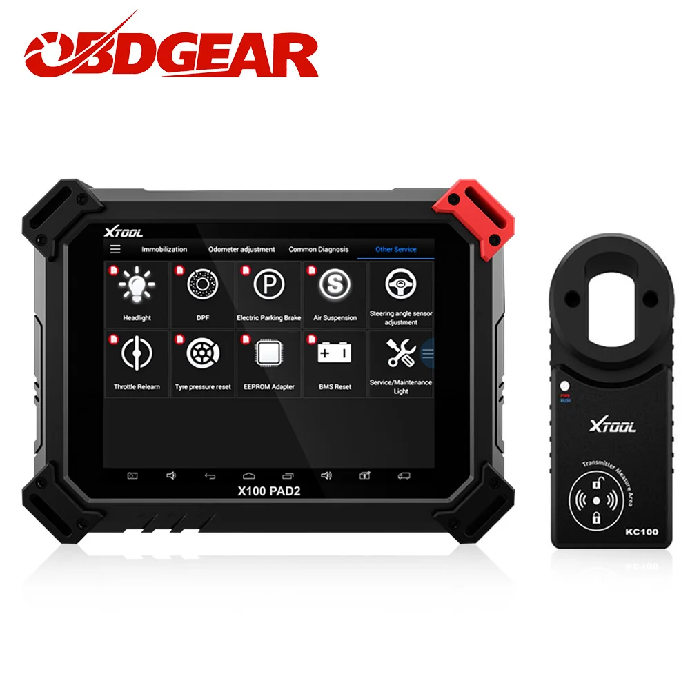 X100 PAD2 PRO XTOOL X100 Pad2 Pro KC100 полная система авто диагностический инструмент с ключом программист для VW 4th 5th иммобилайзер регулировка одометра - Цвет: X100 PAD2 PRO
