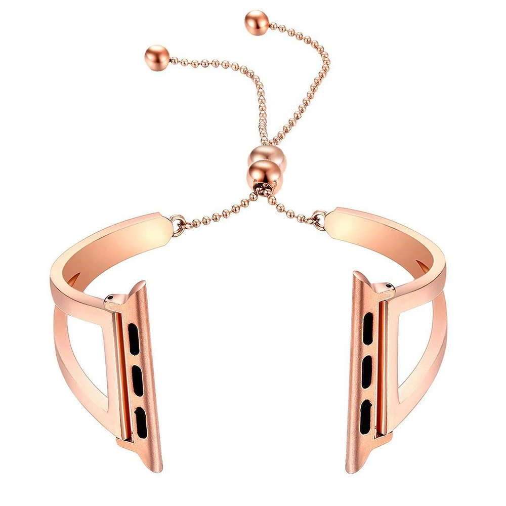 Ремешок из нержавеющей стали для Apple watch band 44 мм 40 45 41 42 38 аксессуары браслета iwatch