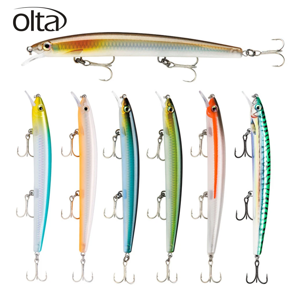 Olta longcasing плавающие гольян наживки для рыбалки воблеры ловли карпа верхняя вода