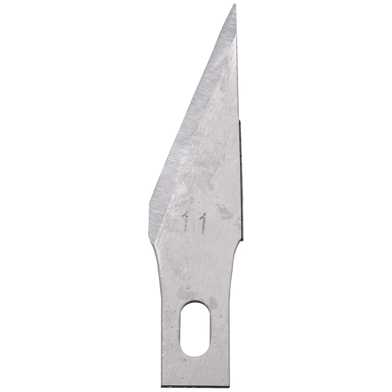 

200PCS Replacement Hobby Blade Spare Blades Steel Craft Knife Blades for DIY Art Work Cutting
