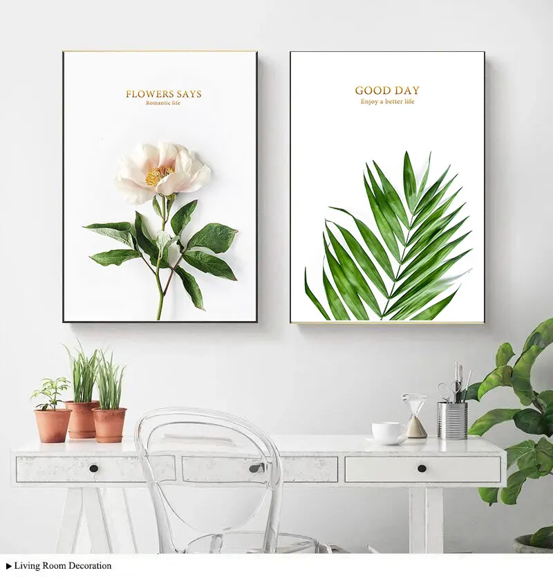 

Nordic Realist Posters Print Flowers Says Romantic Life Canvas Painting Oil Painting Poster Modern Wall Art Picture Decor Home