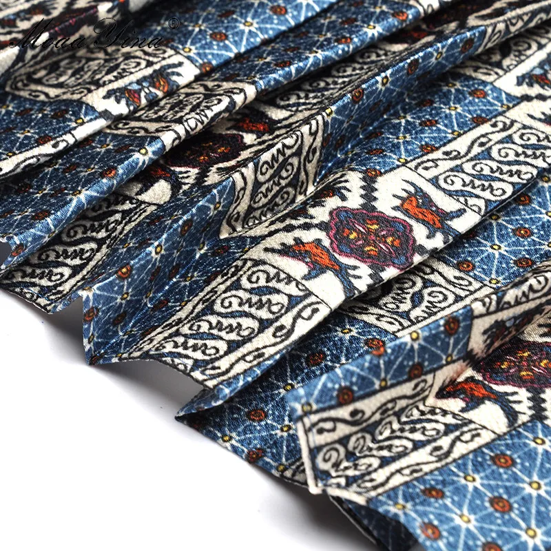 MoaaYina модное дизайнерское платье весна осень женское длинный рукав кружево бисер