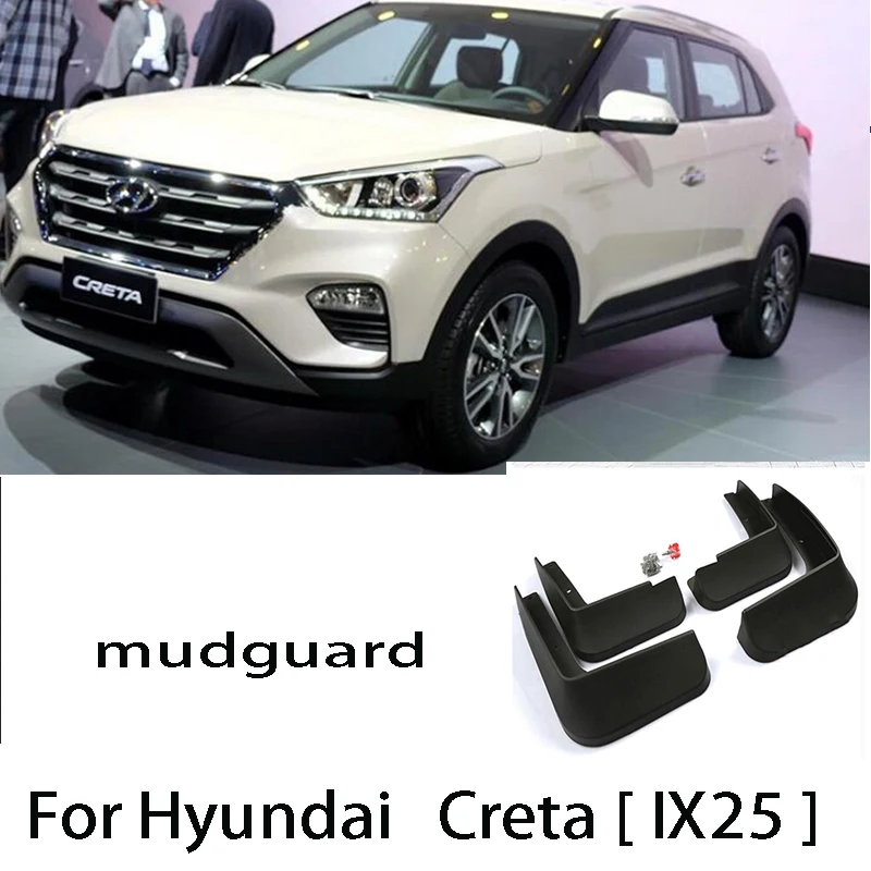 

For Hyundai Creta Ix 25 2020 Mud Flaps Splash Guard Cover Mudguard Fenders Splasher Car Dedicated Refit Accessories ABS Plastic