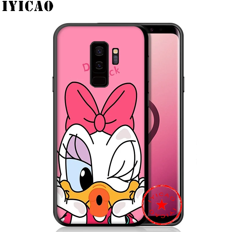 IYICAO милый мягкий чехол для телефона с Дональдом Даком Samsung Galaxy S10e S10 S9 S8 Plus S6 S7 Edge Note