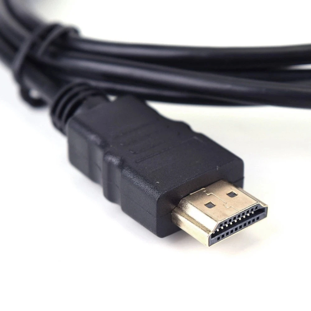 1 8 м HDMI-совместимый кабель с золотым штекером на VGA HD-15 Мужской 15pin адаптер