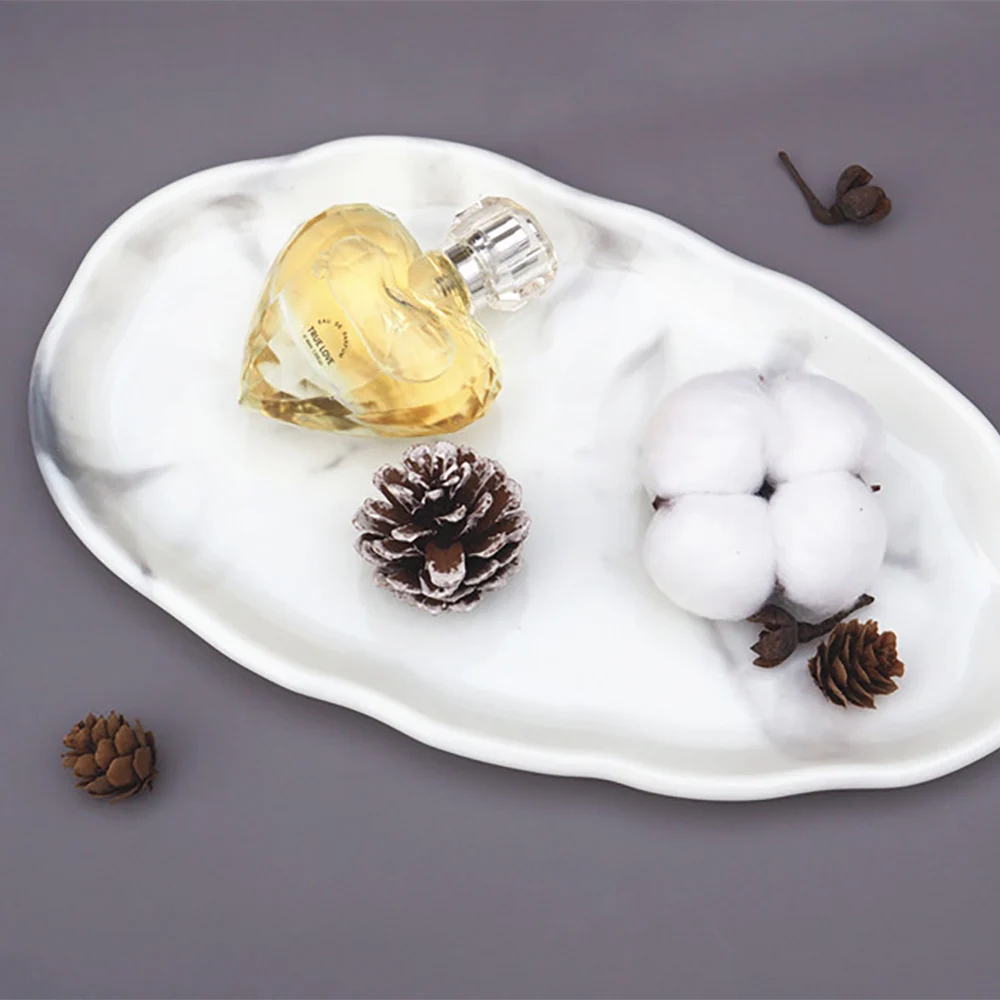 

DIY Epoxy Resin Casting Mold Ashtray Tray Jewelry Plate Dish Mold Irregular Oval Round Silicone Casting Mould Craft Making Tools