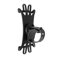 silicone bicycle phone holder for iphone 11678xxr for xiaomi 4 0 6 1 inch phone cell phone mount band bike gps clip