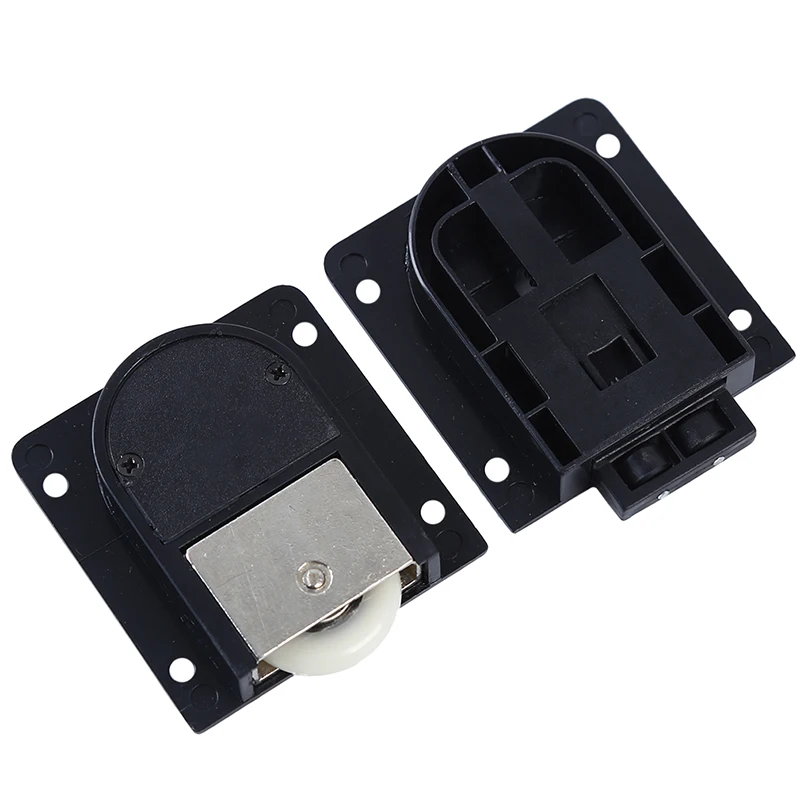 Шкив для раздвижной двери шкафа нейлоновый черный домашнего гардероба мебельная