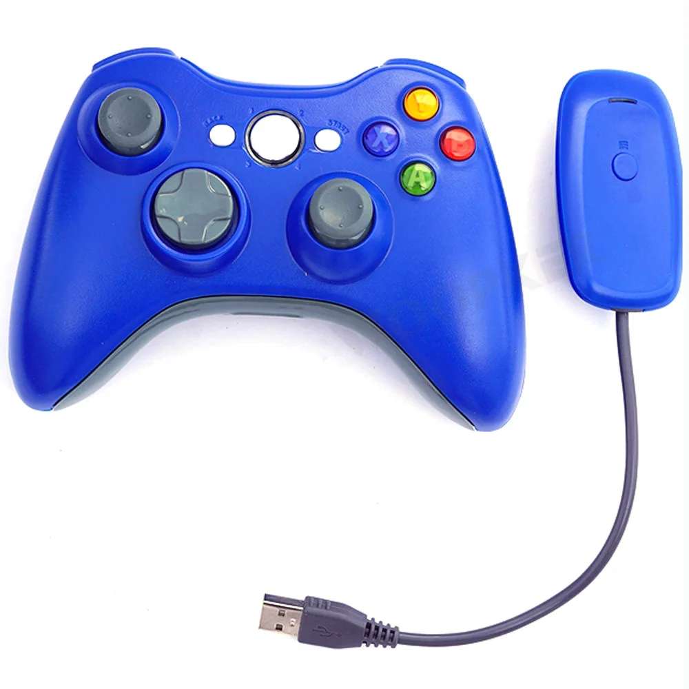 Беспроводной джойстик 2 4G для Xbox 360 контроллер Microsoft геймпад с приемником