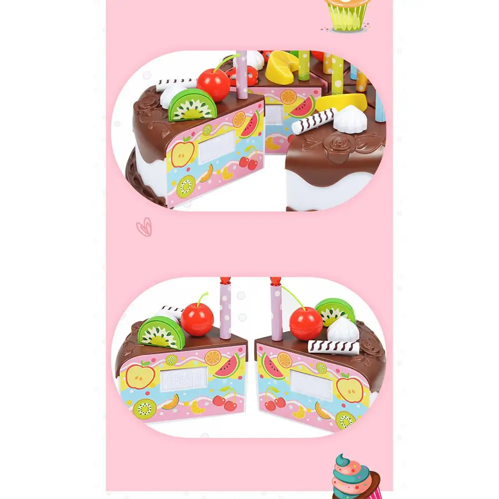 Забавные игрушки Kuulee 37 шт./компл. торт на день рождения модель сделай сам для