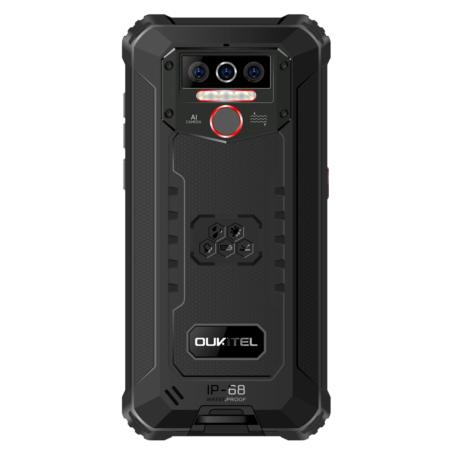 Смартфон OUKITEL WP5 IP68 4 + 32 ГБ 8000 мАч 5 дюйма Android 9 0 тройная камера | Мобильные телефоны