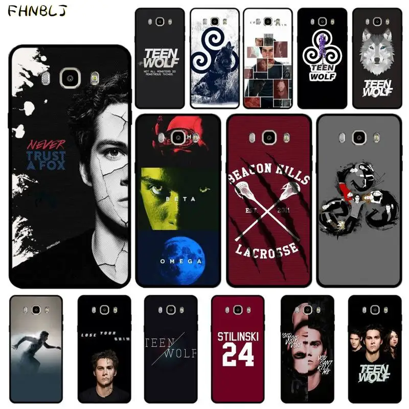 Милый блестящий чехол FHNBLJ teen wolf stilinski для телефона Samsung J4 PLUS J7PRO J5 J6 J7 PRIME neo 2016 2018 J8 |