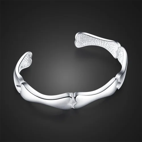 Free Shipping Fashion Female Charm Bracelet Character 925 Silver Bone Solid Girl Bracelets Jewelry | Украшения и аксессуары