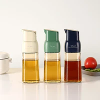 automatic opening and closing oil bottle soy sauce vinegar seasoning bottle glass oil pot household kitchen does not hang oil