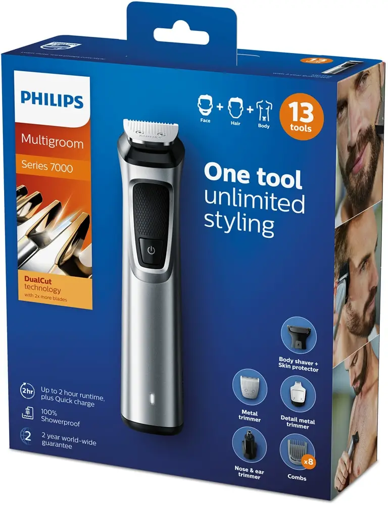 Триммер Philips MG7715 13 в 1 для волос на голове лице и теле |