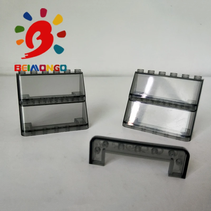 Бесплатная доставка! Строительные блоки BEIMONGO MOC Windscreen 2x6x2 Window 10 шт. детские
