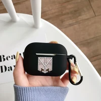 earphone case anime attack on titan airpods pro case wireless bluetooth apple airpods pro case cover silicone case