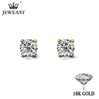 Серьги JYM из чистого золота 18 карат, серьги из настоящего золота 750 пробы, хорошие блестящие бриллианты, высококлассные модные ювелирные изделия, Лидер продаж, новинка 2020