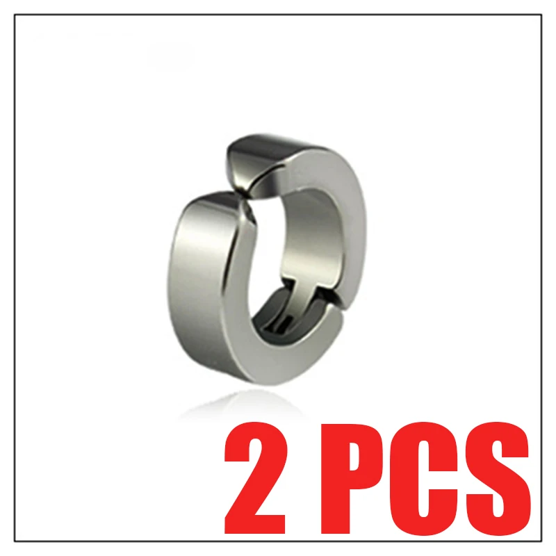 2 шт. без Пирсинга Ушей металлический стиль Модная бижутерия галстук панк