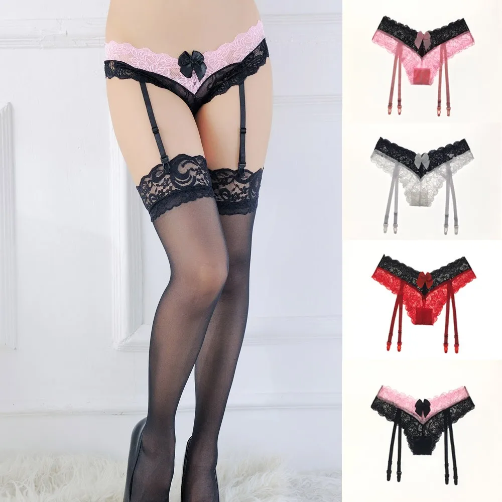 Женское сексуальное нижнее белье подвязка эротическая Babydoll кружевные ажурные
