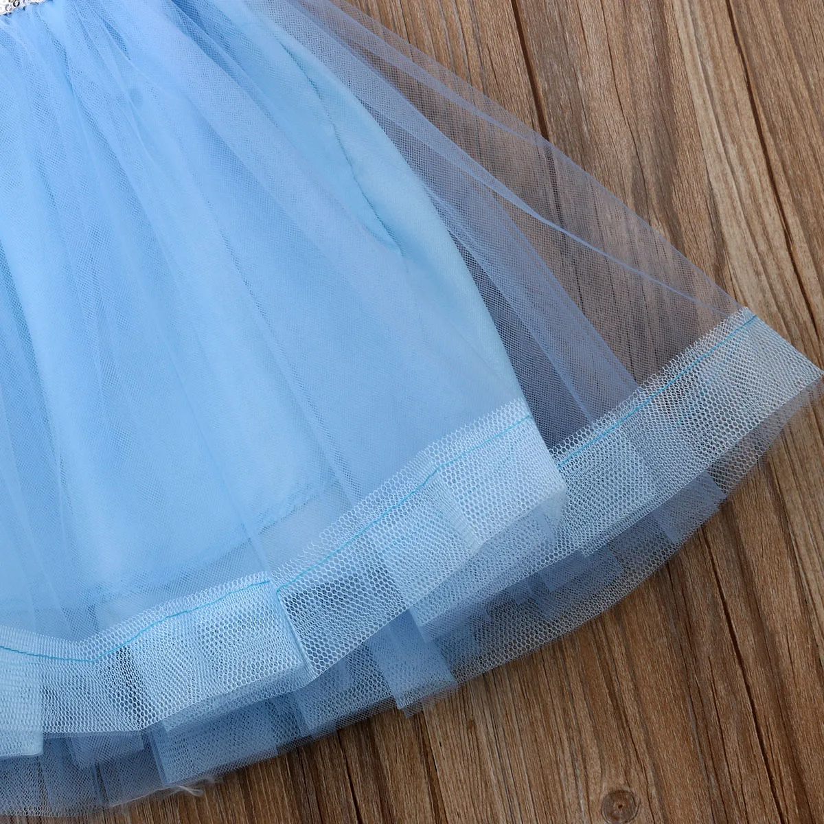 Детское летнее платье-пачка без рукавов с блестками | Детская одежда и обувь