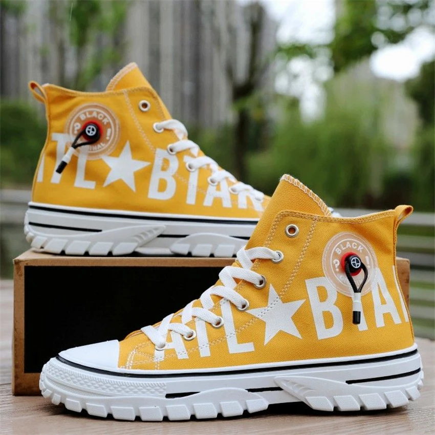 

Fashion Men Thick Bottom Breathable Mesh Shoes Shallow DAD Casual Shoes luxury Men tennis Sneakers Yellow Skateboarding Shoes