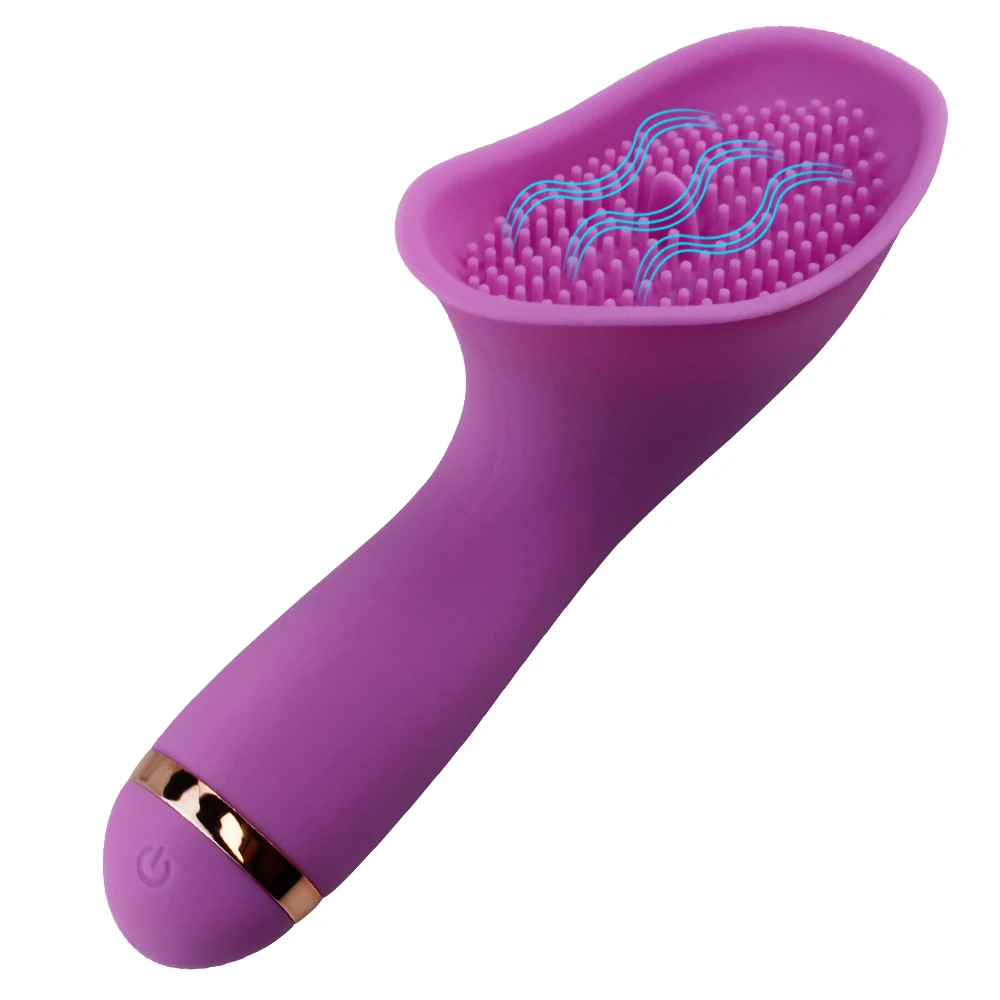 Щетка ласки языком вибратор Мощный вагинальный клиторальный стимулятор секс