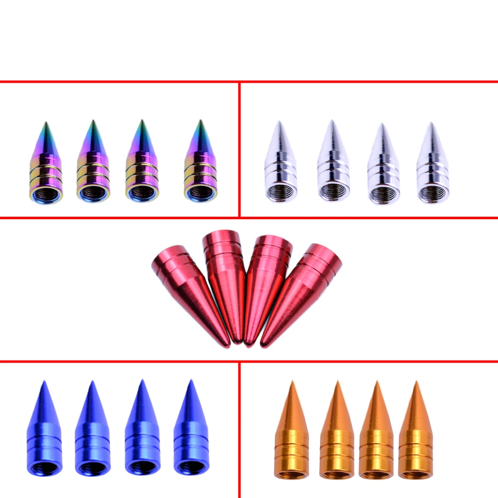 4 шт. алюминиевый сплав автомобильный велосипед крышка на стержень клапана шины