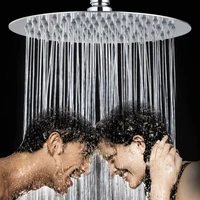 rainfall shower head stainless steel shower head 4681012 inch top shower bathroom shower head square and round shower head