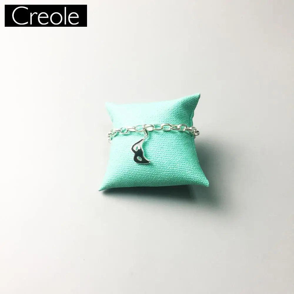 Очаровательный кулон серебряный черный маска 2018 модные украшения классический