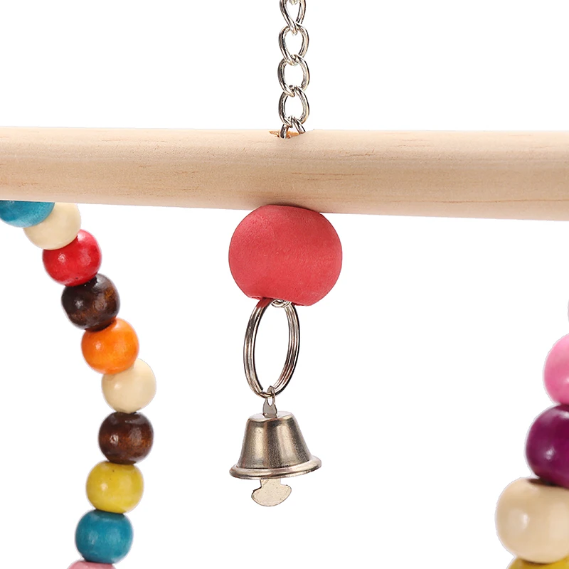 Игрушка для попугаев 1 шт. игровая подставка птиц деревянная площадка кокатила