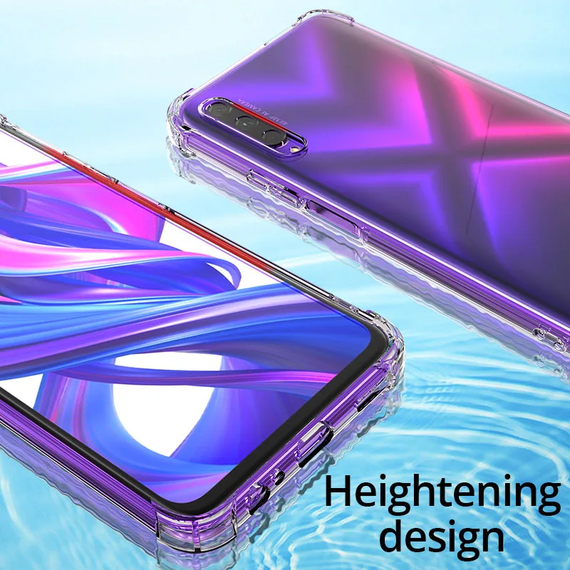 Силиконовый прозрачный противоударный чехол для Huawei Honor 20 PRO 20S 20e Lite 10 10i 8 9 9A 9X 30s 30i