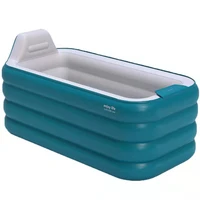portable bathroom bathtub shower inflatable spa thick foldable baby bathtub adults large winter banheira household merchandises