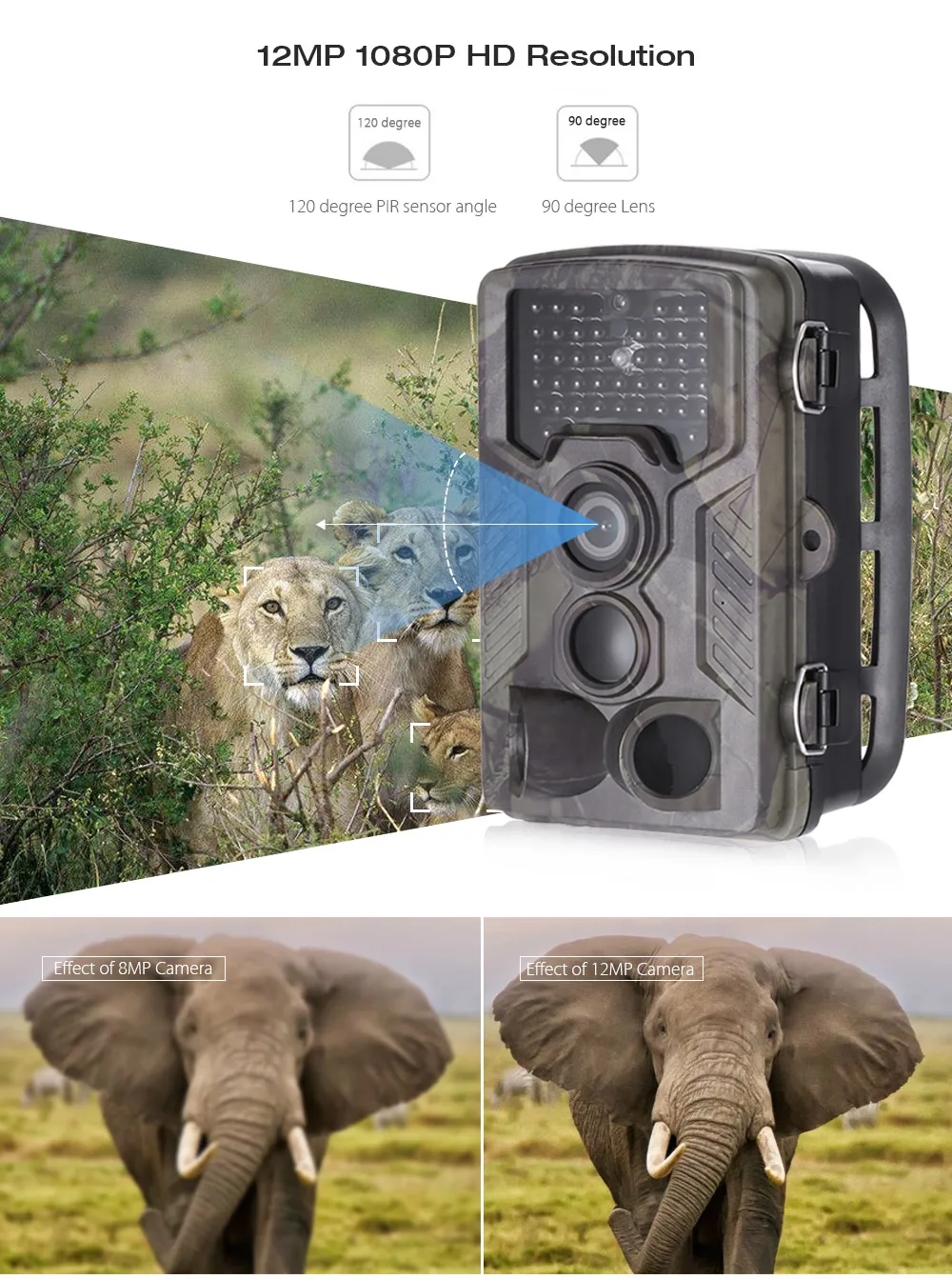 Новая охотничья фотоловушка для фотоловушки животных разведчик оленей кормушка