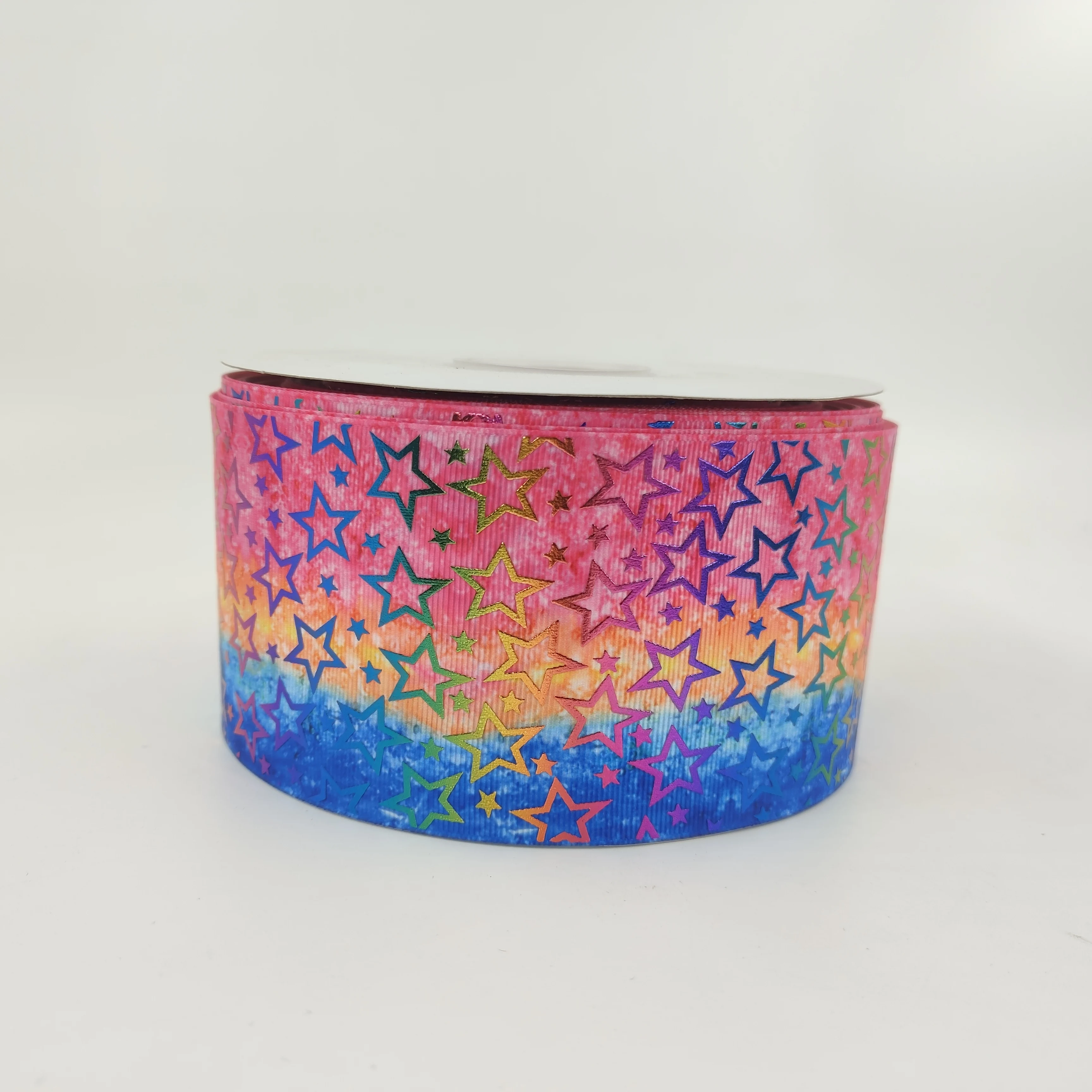 

75mm hologram grosgrain ribbon for DIY bows decoration free shipping