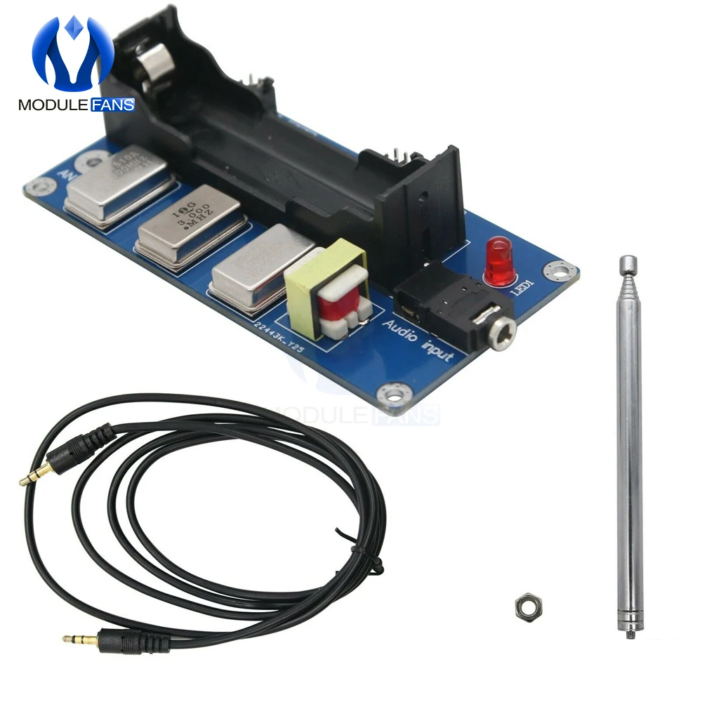 1 МГц 3 5 3-канальный передатчик AM с антенной для радио приема проигрывателя