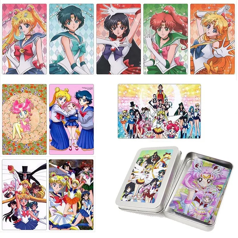 

2021 New 30pcs Sailor Moon Tenoh Haruka Chiba Mamoru Mizuno Ami Toys Hobbies Hobby Collectibles Game Collection Anime Cards