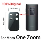 Стеклянный объектив для Motorola Moto G5s G6 G7 G8 E7 Plus Z4 Z3 Play G8 power Lite E 2020, с одним зумом, задняя камера, стеклянный объектив с клеем
