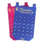 ИД Мубарак Рождественский календарь 30 дней висящие войлочные комплекса предпусковых операций украшения для Рамадана для детей подарки календарь из ткани мусульманский Декор Новый