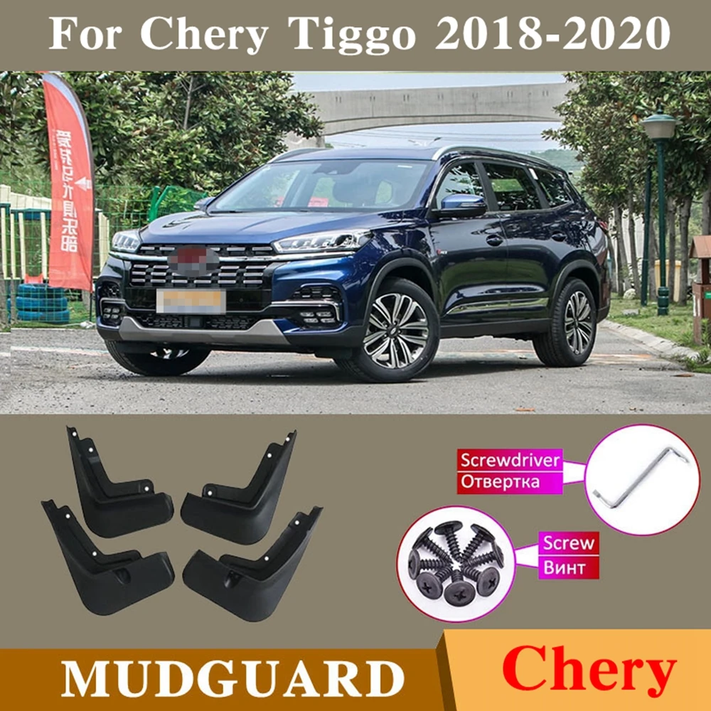 

Black Mudguard is Suitable For Chery Tiggo 8 2020-2018 special four-piece package 2020 2019 2018