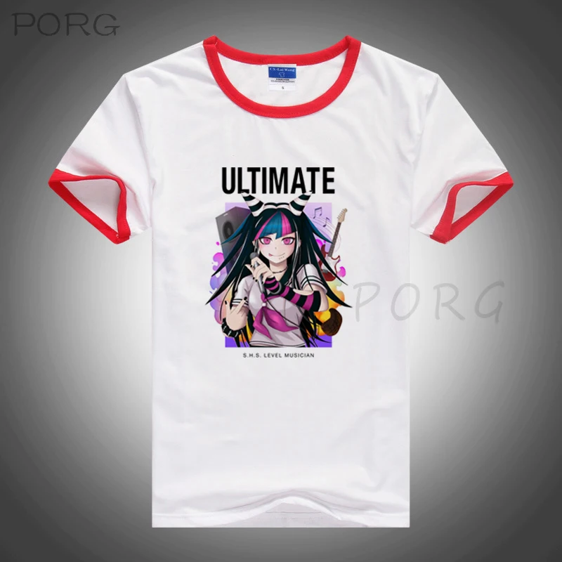 Винтажные футболки миоды Ибуки из аниме данганронпа забавная футболка с круглым