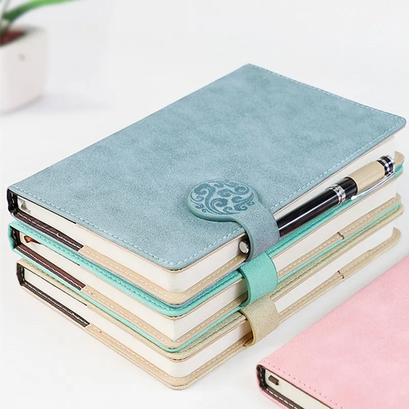 Блокнот А5 кожаный в ретро стиле журнал для бизнеса и офиса Канцтовары аксессуары