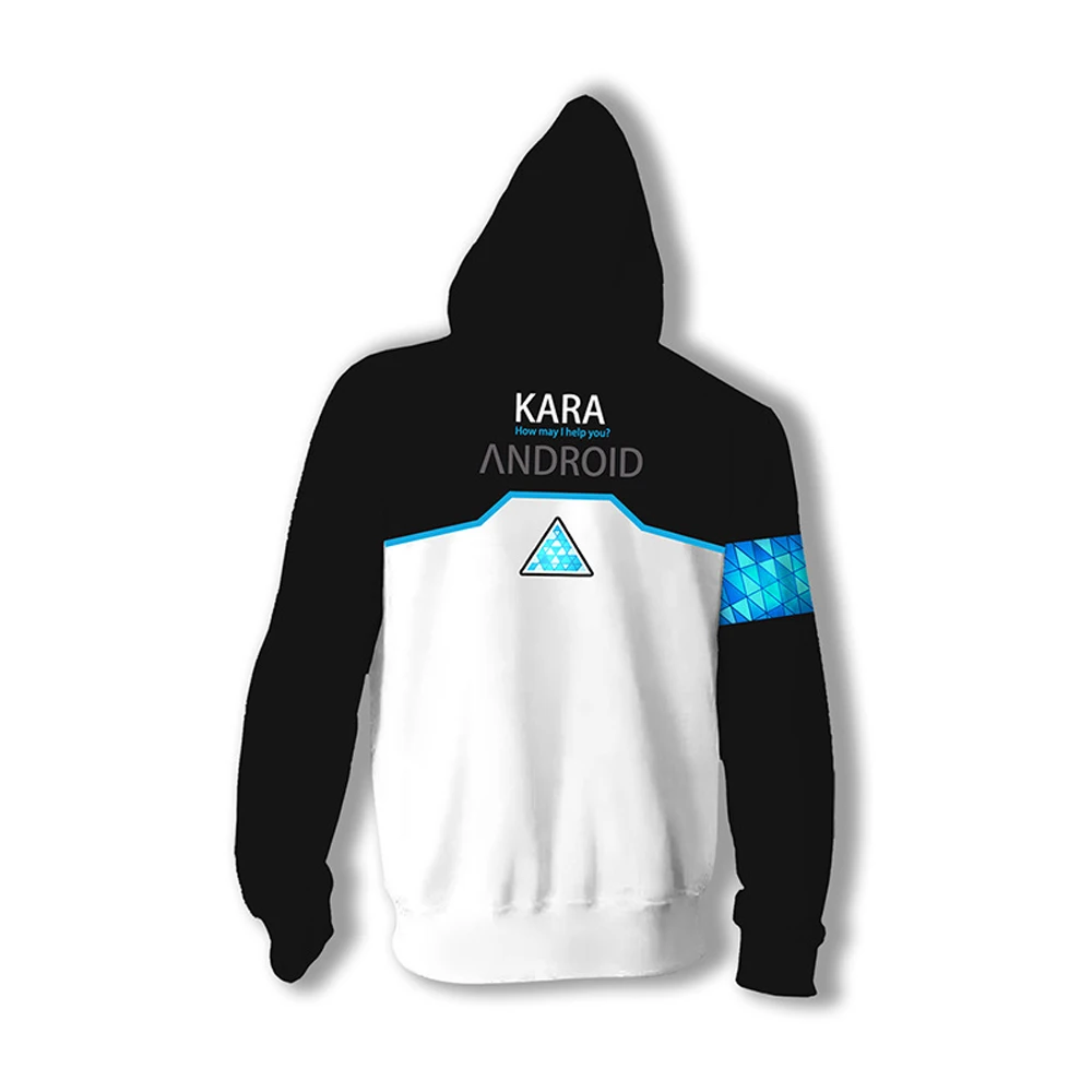 Костюм для косплея VEVEFUANG из игры Детройт свитшот с капюшоном и молнией мужчин